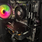 Black Gaming PC (GTX 1660 Super 6GB + AMD Ryzen 5 2600)