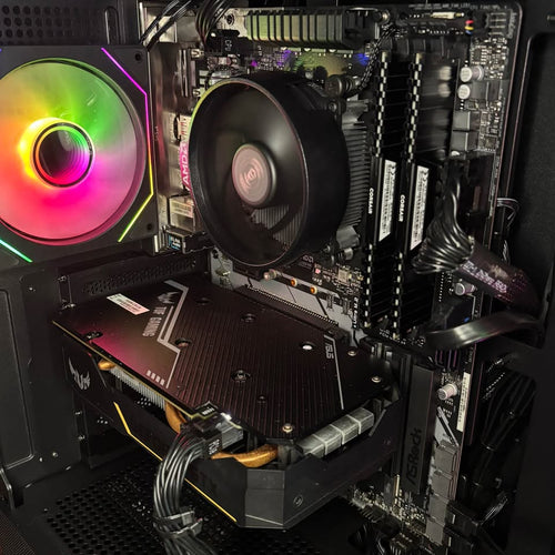 Black Gaming PC (GTX 1660 Super 6GB + AMD Ryzen 5 2600)