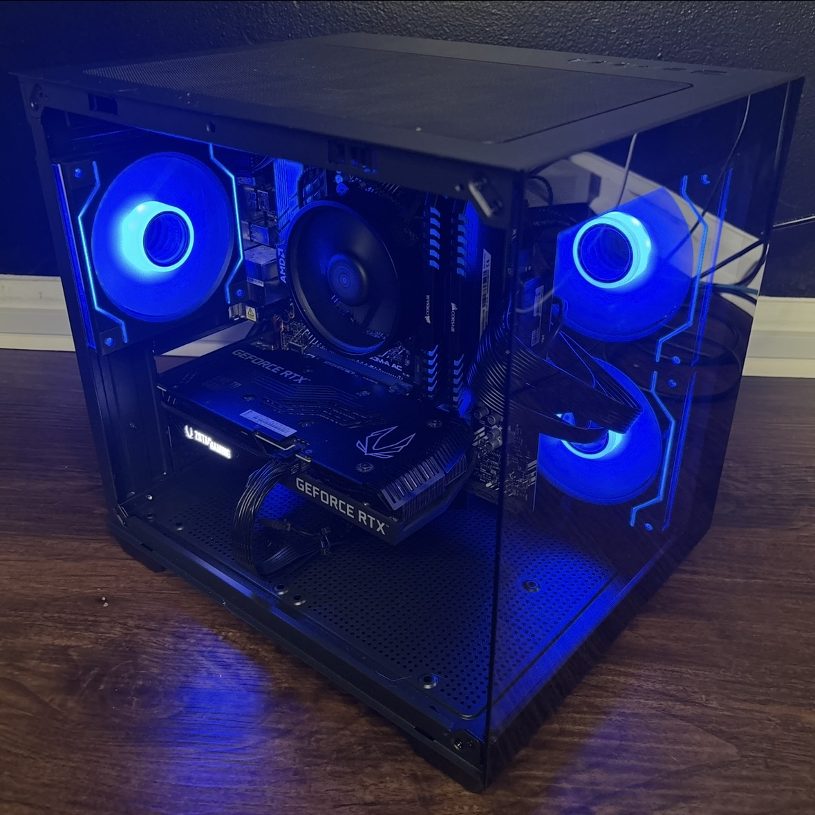 Black Gaming PC (RTX 3060 Ti 8GB + AMD Ryzen 5 5500)