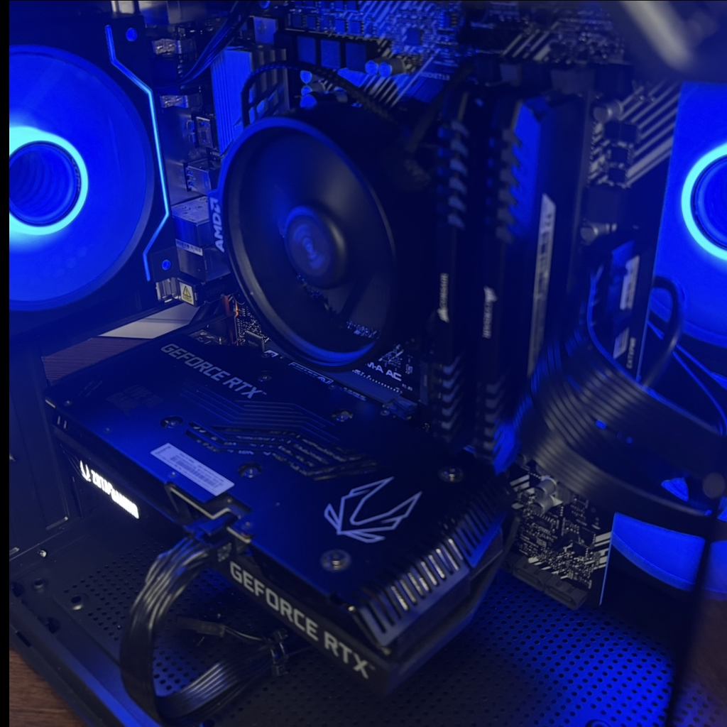 Black Gaming PC (RTX 3060 Ti 8GB + AMD Ryzen 5 5500)