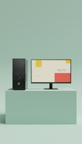 Refurbished desktop tower plus 24-inch monitor